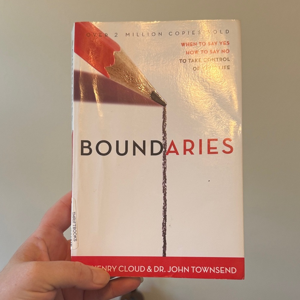 Boundaries by Dr. Henry Cloud & Dr. John Townsend - White & Red Paperback